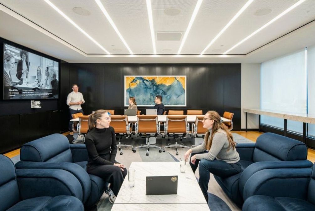 Conference and meeting room with modern AV equipment