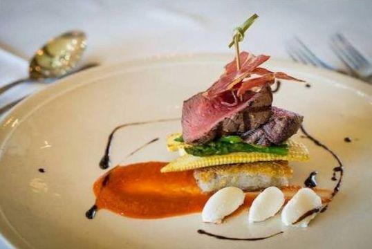 Elegant fine dining restaurant with seasonal cuisine